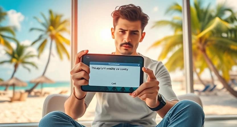 Comparison showing app not available error vs successful installation via Aurora Store.